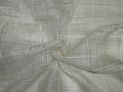 silk organza plaids fabric 44&quot;