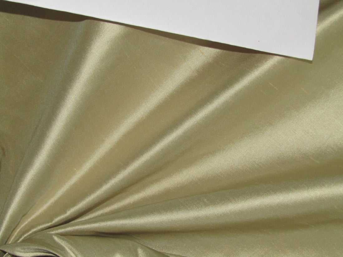 100% PURE SILK DUPIONI FABRIC gold color 54" wide DUP373_ROLL