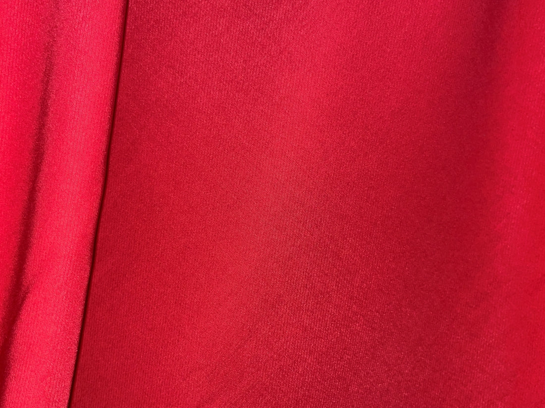 DOUBLE TWILL LYCRA RED FABRIC-58&quot; WIDE