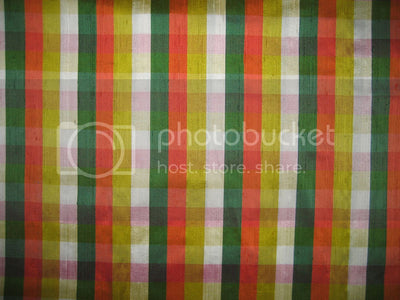 Silk Dupioni Multi color plaids Fabric