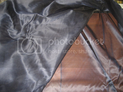 DARK STEEL GREYISH SILVER SILK ORGANZA FABRIC 54&quot; WIDE