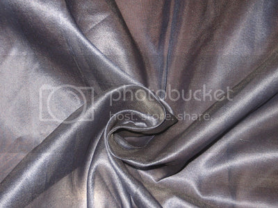 DARK STEEL GREYISH SILVER SILK ORGANZA FABRIC 54&quot; WIDE