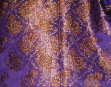 Silk Brocade Fabric ~Width 44&quot;