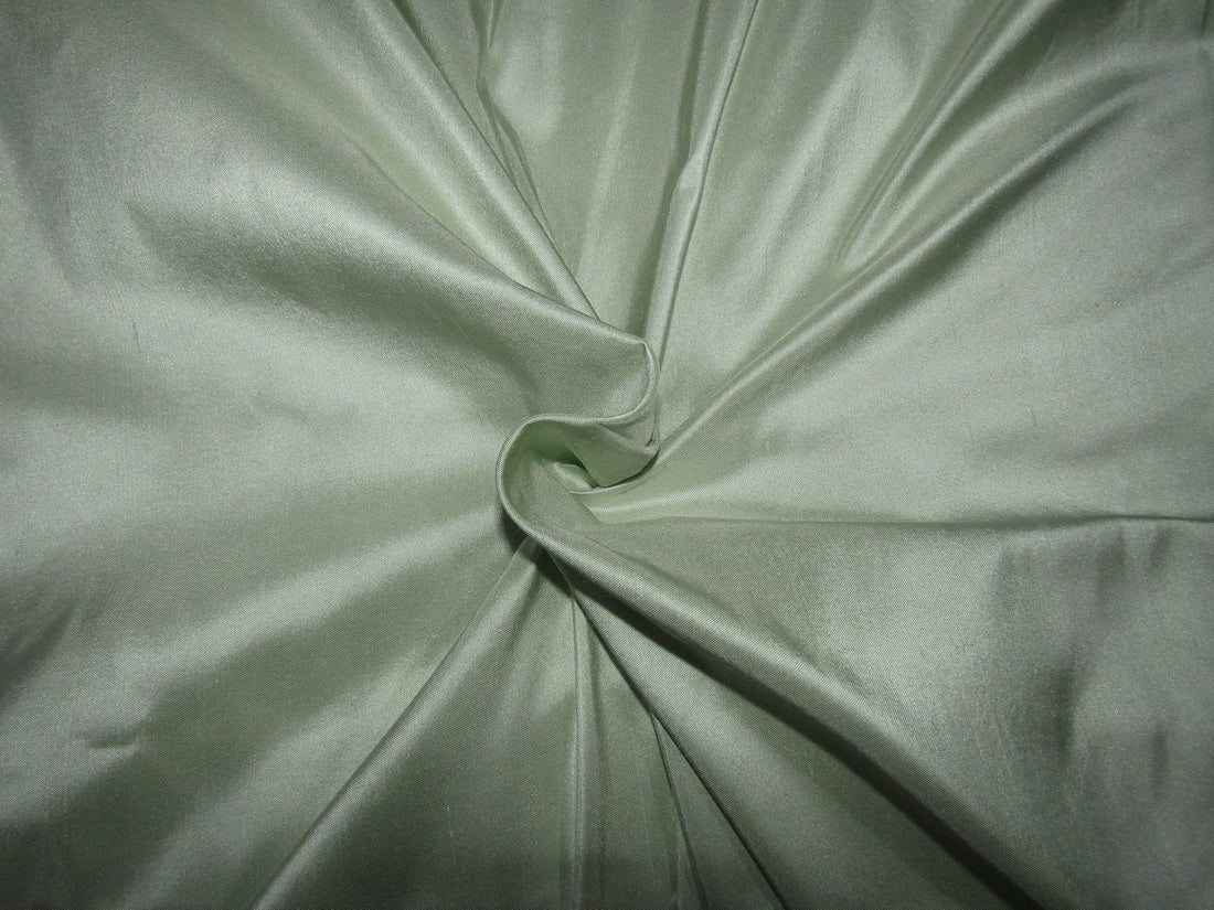 100% Pure Silk Dupion fabric Mint color 54" wide DUP301