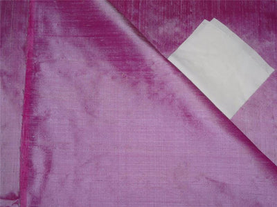 100% PURE SILK DUPION FABRIC PINK X LIGHT LAVENDER SHOT colour 54&quot; wide WITH SLUBS*MM63[1]